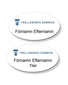 Namnbricka med nålfäste